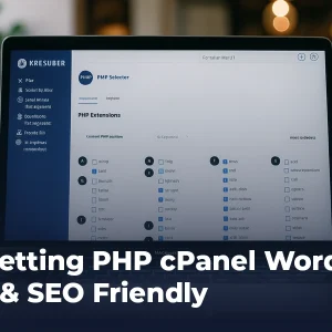 Panduan lengkap cara setting PHP cPanel agar WordPress cepat dan SEO friendly. Cocok untuk pengguna Elementor, WooCommerce, dan semua jenis situs WordPress.